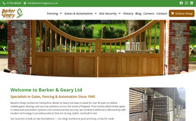 barkerandgeary.co.uk screenshot
