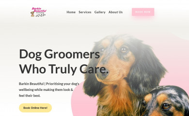barkinbeautiful.com.au screenshot