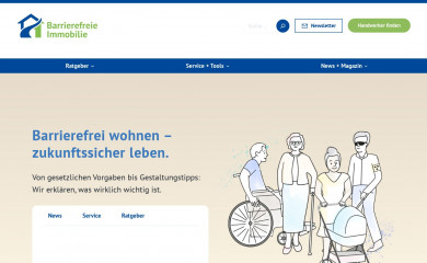 barrierefreie-immobilie.de screenshot