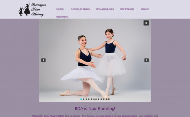 barringtondanceacademy.com screenshot