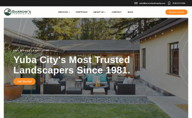 barrowslandscaping.com screenshot