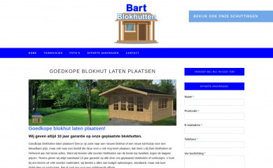 bart-blokhutten.nl screenshot