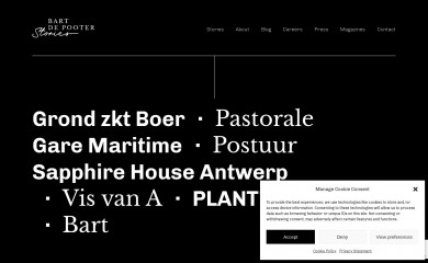 bartdepooterstories.com screenshot
