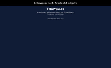 batterypad.de screenshot