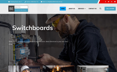 batzielectrical.com.au screenshot