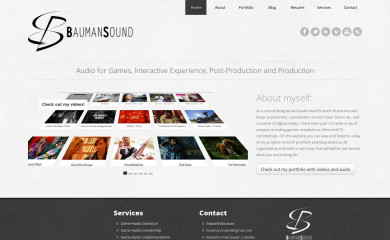 baumansound.com screenshot