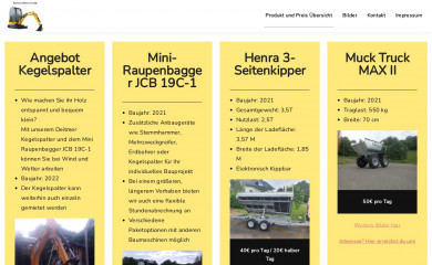 baumaschinen-gerigk.de screenshot