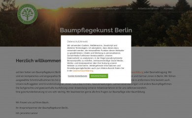 baumpflegekunst.de screenshot