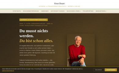 bauer-hypnocoach.de screenshot