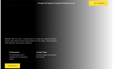 baulkhamhillstowtruck.com.au screenshot