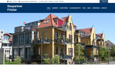 baupartner-fritzlar.de screenshot