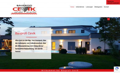 bauprofi-cevik.at screenshot