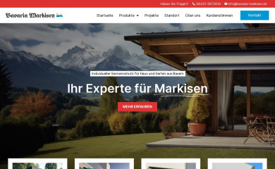 bavaria-markisen.de screenshot
