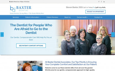 baxterdds.com screenshot
