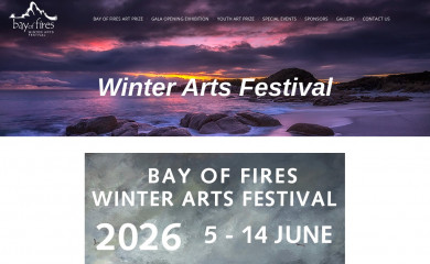 bayoffiresartprize.com.au screenshot