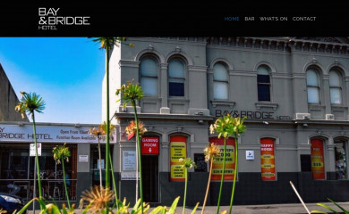 bayandbridgehotel.com.au screenshot