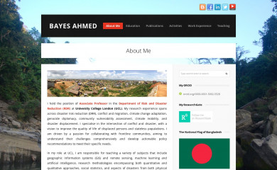 bayesahmed.com screenshot