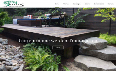 bayram-gartenbau.de screenshot