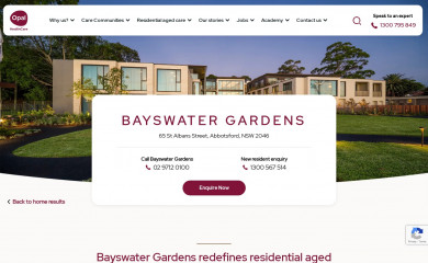 bayswatergardens.com.au screenshot