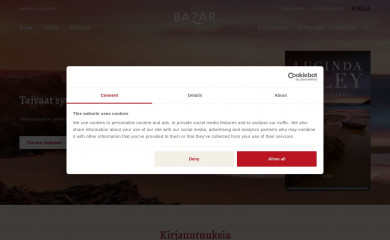 bazarkustannus.fi screenshot