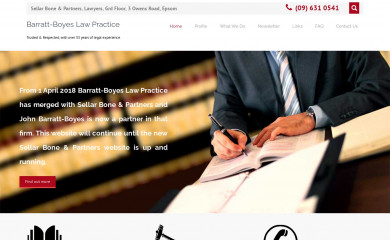 bblawpractice.co.nz screenshot