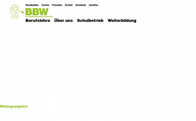 bbw.ch screenshot