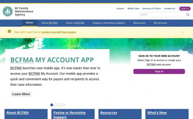 bcfma.ca screenshot