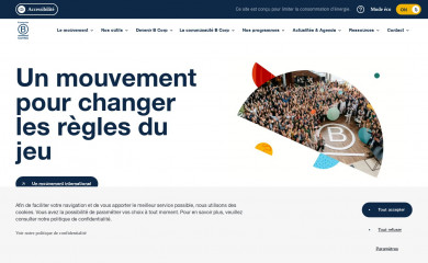 bcorporation.fr screenshot