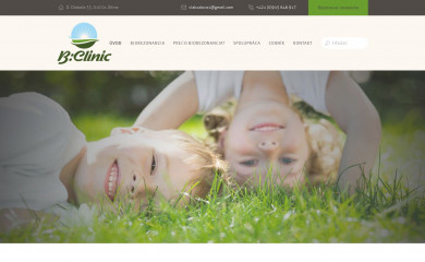 bclinic.sk screenshot