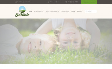 bclinic.sk screenshot