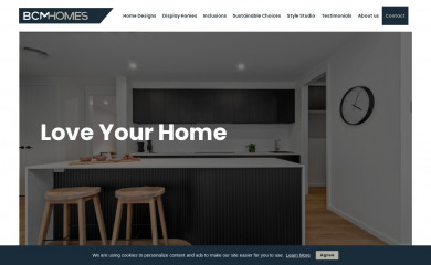 bcmhomes.com.au screenshot