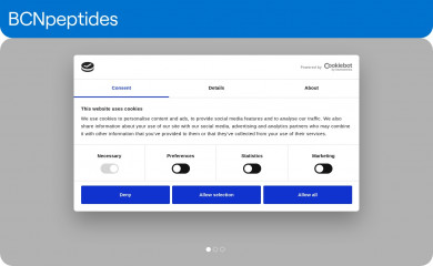 bcnpeptides.com screenshot