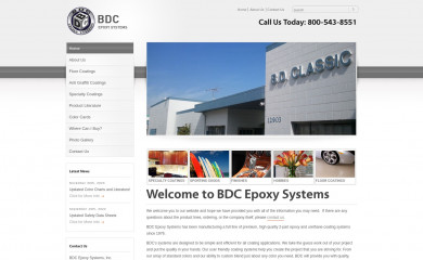 bdcepoxysystems.com screenshot