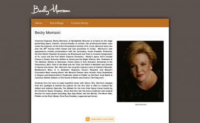 beckymorrison.com screenshot