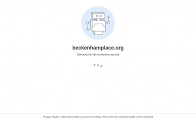 beckenhamplace.org screenshot