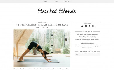 beachedblonde.com.au screenshot