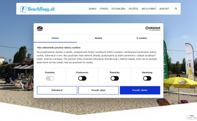 beachflagy.sk screenshot