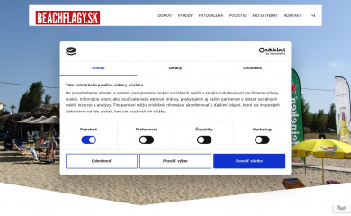 beachflagy.sk screenshot