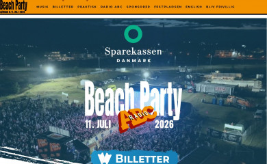 beachparty.dk screenshot