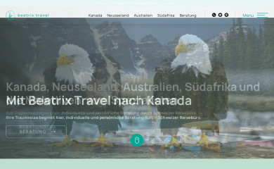 beatrix-travel.ch screenshot