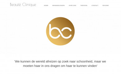 beauteclinique.nl screenshot