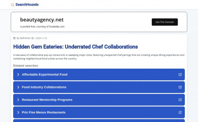 beautyagency.net screenshot