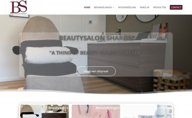 beautysalonsharon.nl screenshot
