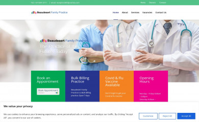 beaudesertfamilypractice.com.au screenshot