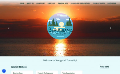 beaugrandtwp.org screenshot