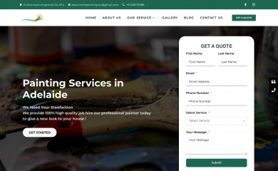 beaumontpainting.com.au screenshot