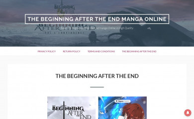 beginningmanga.com screenshot