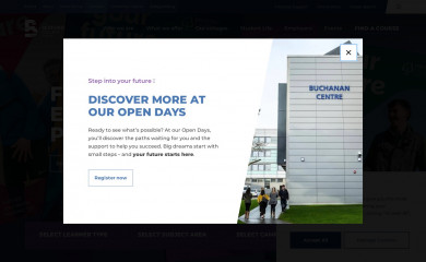 bedfordcollegegroup.ac.uk screenshot