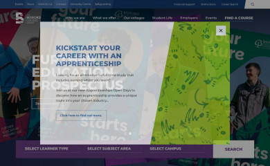 bedfordcollegegroupopendays.co.uk screenshot