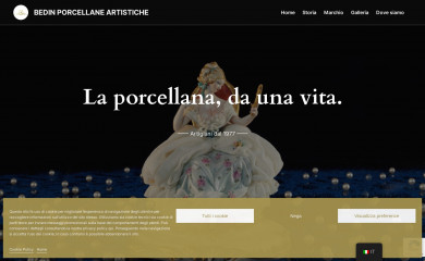 bedinporcellane.it screenshot